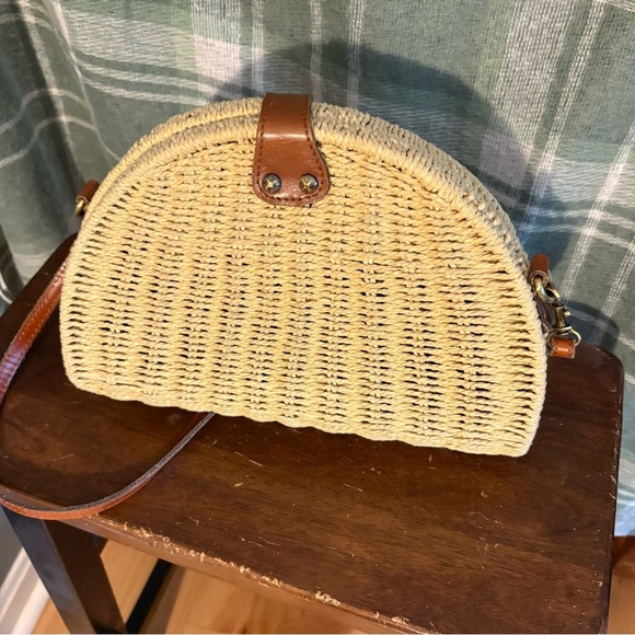 Patricia Nash Tan and Brown Woven Shoulder Bag - Picture 2 of 10